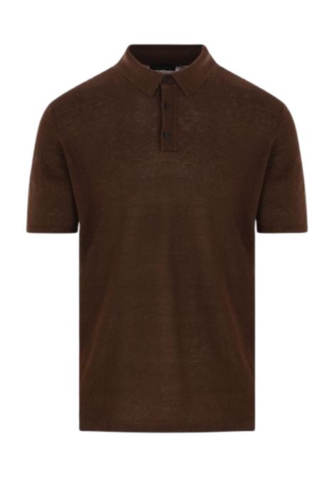polo mc uomo marrone ROBERTO COLLINA | RB20024RB2008